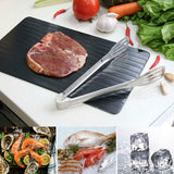 Fast defrost tray quick thaw plate