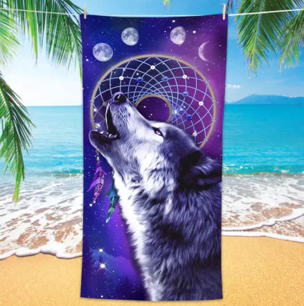 Bonsai Turtle Beach Towel folded