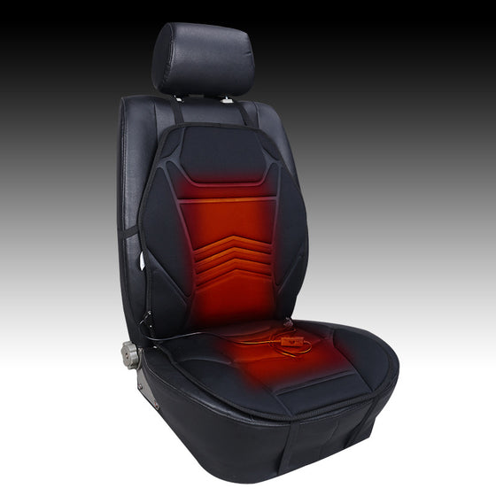 Heated Car Seat Cushion with Adjustable Temperature Control, image 2 of 7