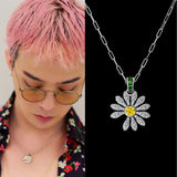 Daisy Diamond Pendant Necklace
