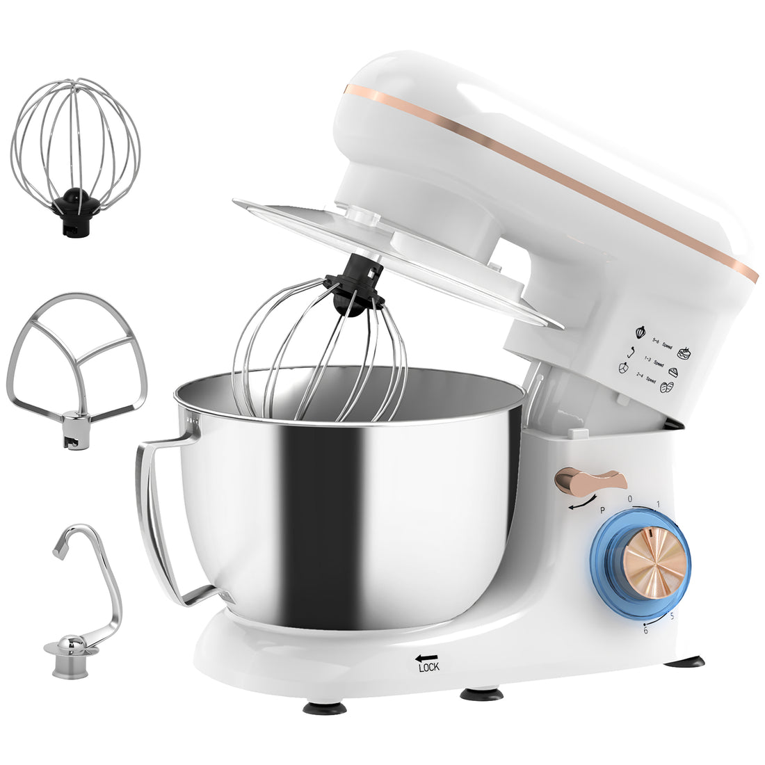 1300W Kitchen Stand Mixer with Accessories