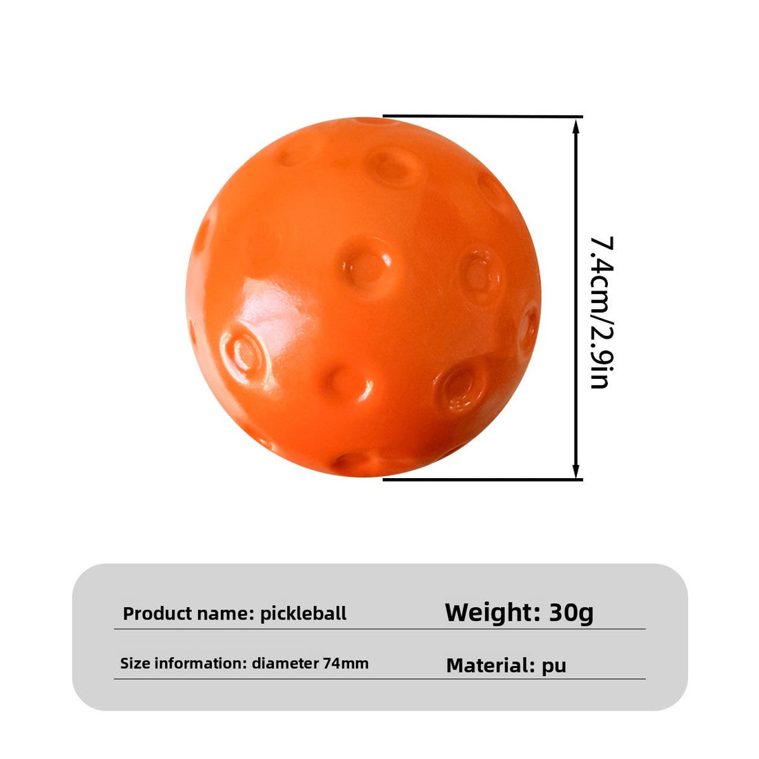 Lightweight Silent Practice Pickleball product image 4