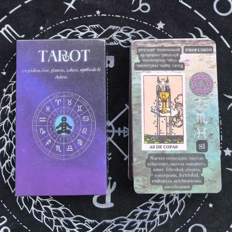 Tarot cards and divination cards
