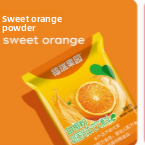 Tart plum powder, fresh orange powder
