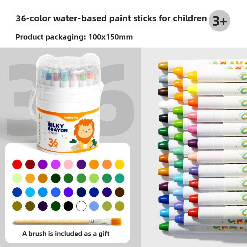 Water-Soluble Twistable Coloring Crayons