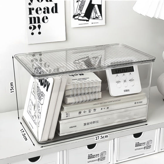 Acrylic Desktop Storage Box with Flip Lid product image 6