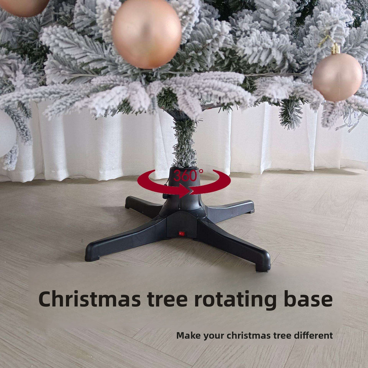 Electric rotating base for Christmas tree