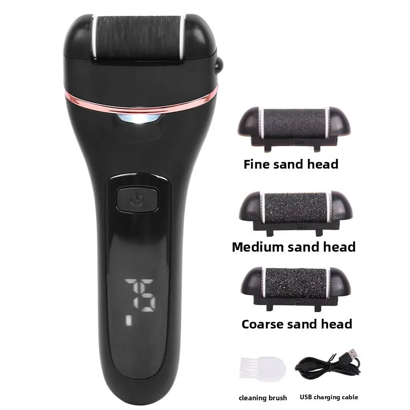 Electric foot file with USB cable and cleaning brush, photo 2