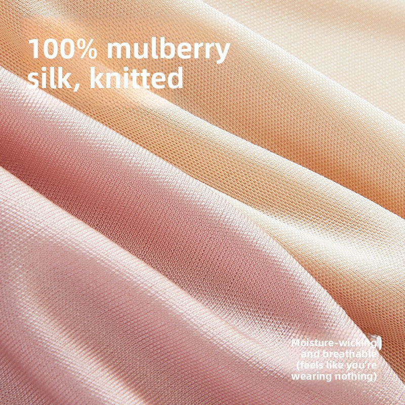 100% Mulberry silk high-waist underwear