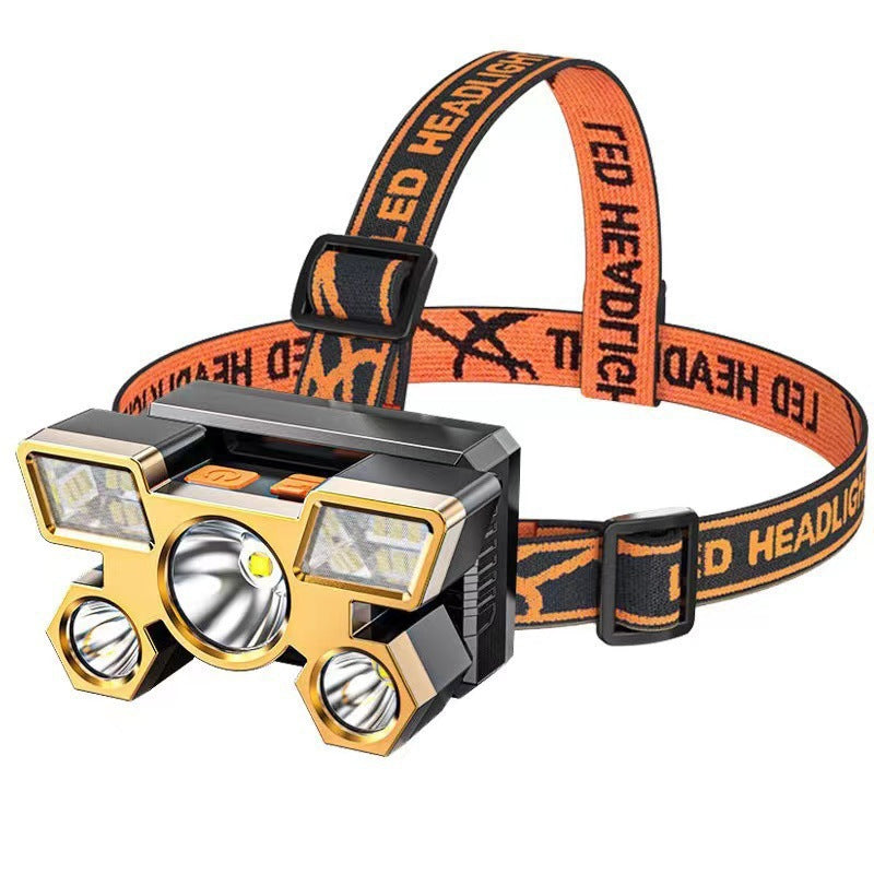 USB Rechargeable LED Headlamp for Outdoor Activities