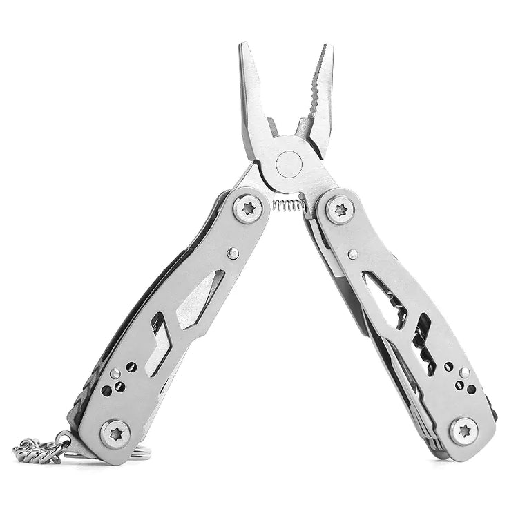 Folding keychain tool black and grey