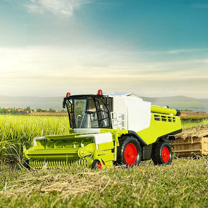 Children's Combine Harvester Model Inertia Toy Tractor for Boys Aged 3