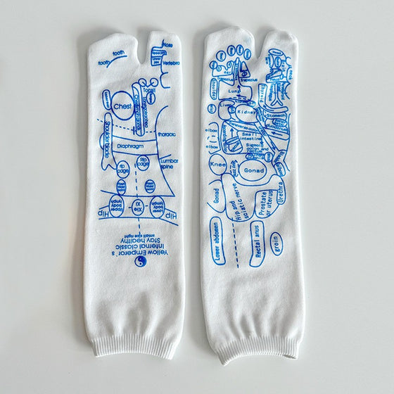 Foot Acupoint Massage Socks with Meridian Illustration Health & Wellness product image 6