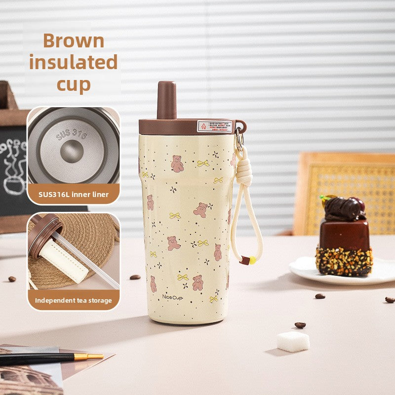 Insulated cup for female students