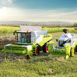 Children's Combine Harvester Model Inertia Toy Tractor for Boys Aged 3