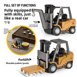 Miniature remote-controlled forklift