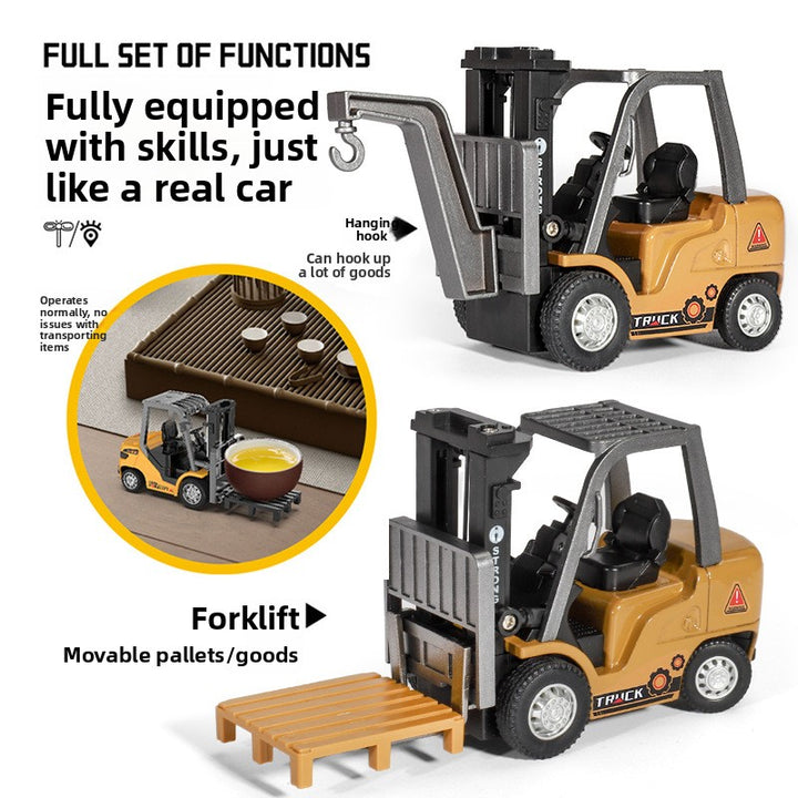 Miniature remote-controlled forklift