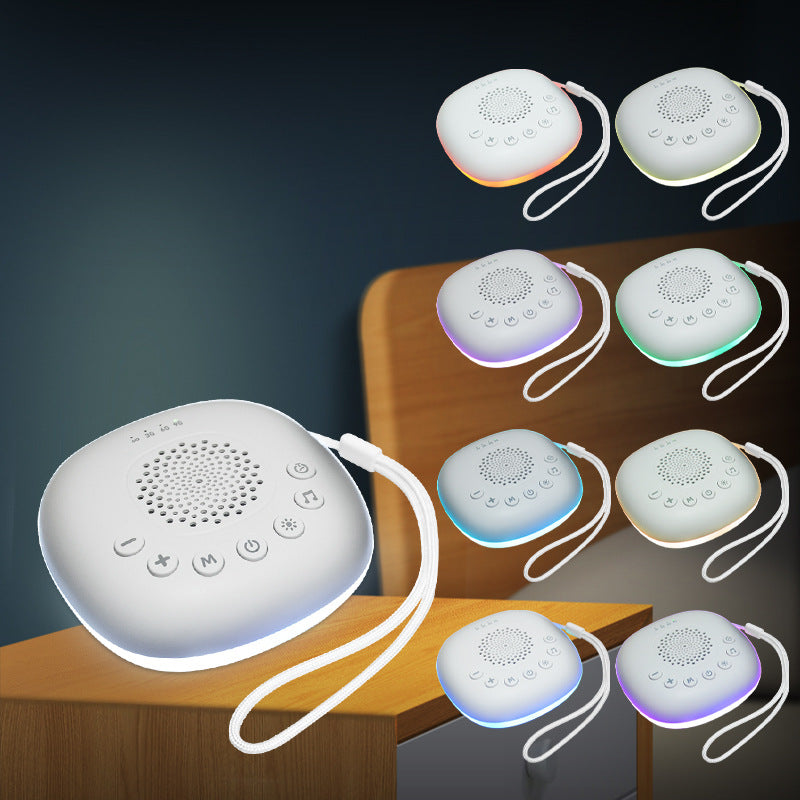 Portable White Noise Sleep Aid with Night Light