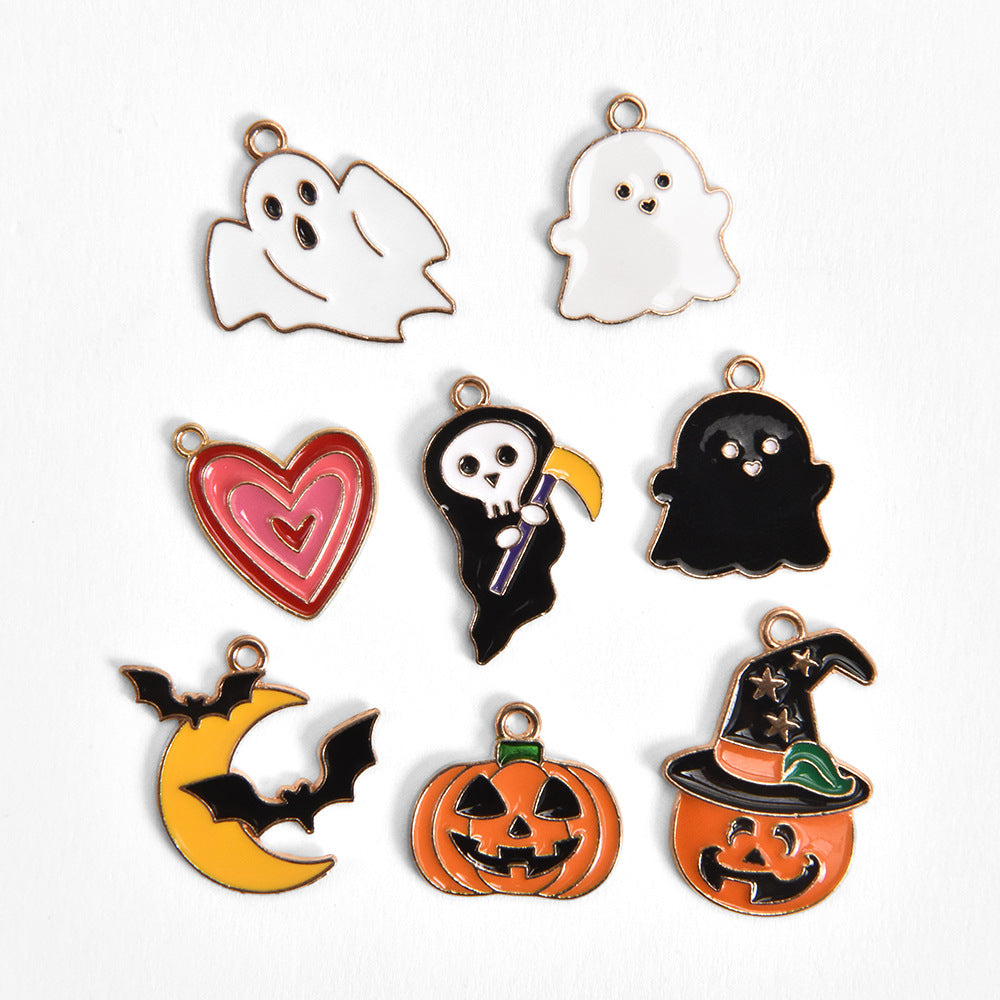 Halloween Pumpkin Lantern Pu Leather Dog Collar