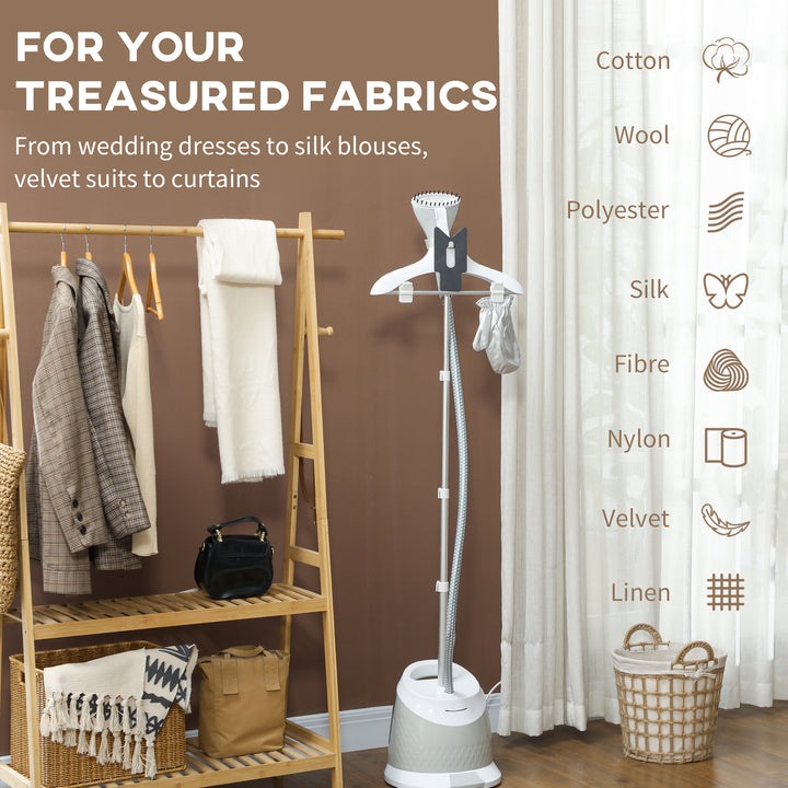 Garment steamer water tank close-up