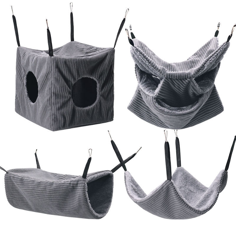 4-Piece Pet Cage Hammock Set