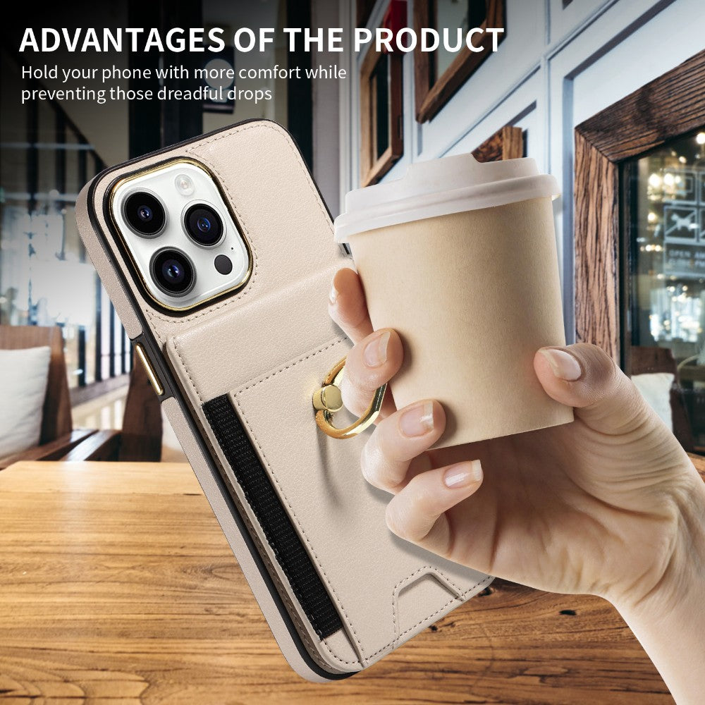 Flexible Ring Camera Phone Case Shockproof Protective Cover
