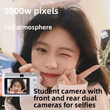 Retro CCD Digital Camera with Selfie Function