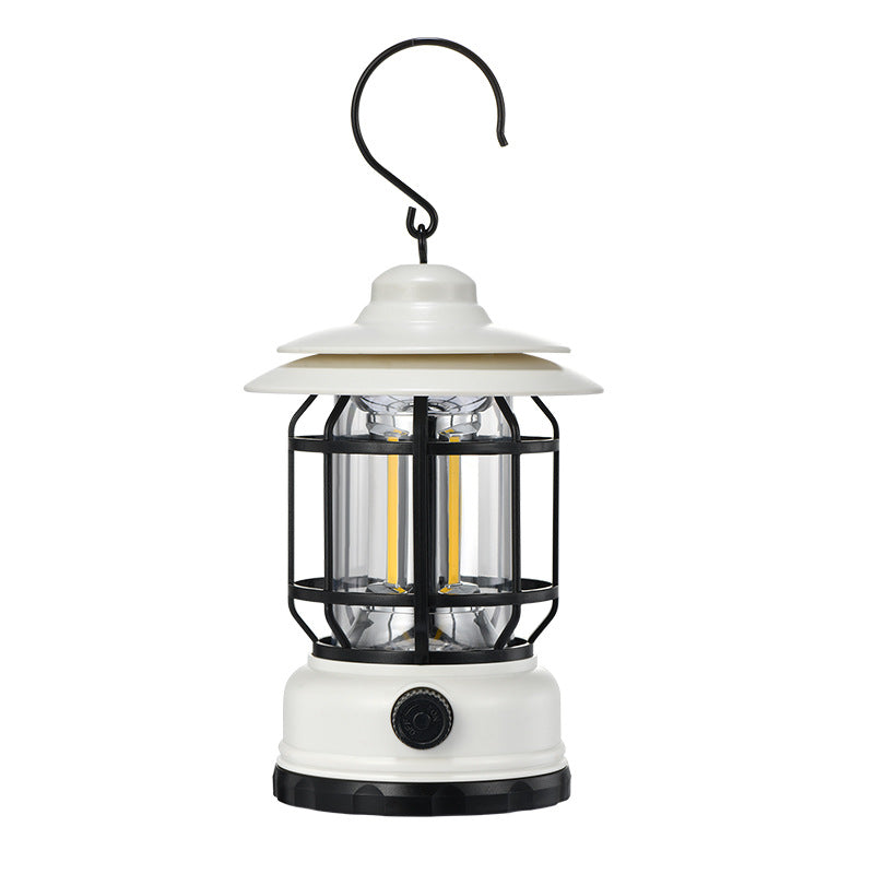 Retro Adjustable LED Camping Lamp
