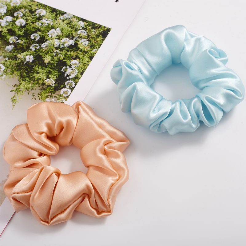 100 Mulberry Silk Large Intestine Hair Band 16mm 3.5cm Hair Rope