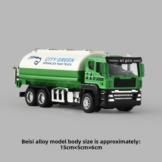Alloy Sanitation Truck Toy with Inertia Motion product image 4