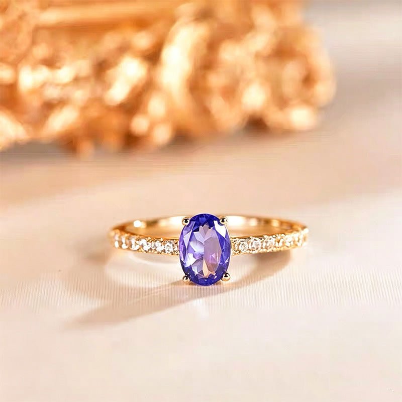 Natural Gemstone Birthstone Ring
