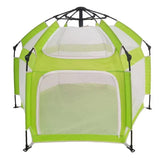 Folding no-installation children's tent