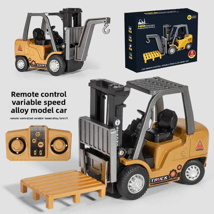 Miniature remote-controlled forklift