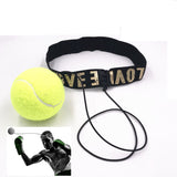Head-Mounted Boxing Reaction Training Ball with Adjustable Headband