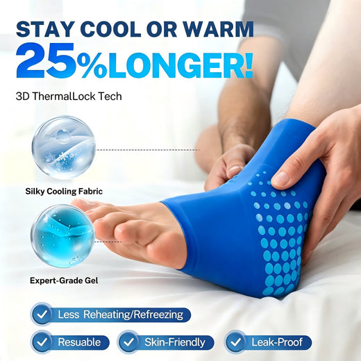Adjustable Hot Cold Therapy Ankle Compression Brace
