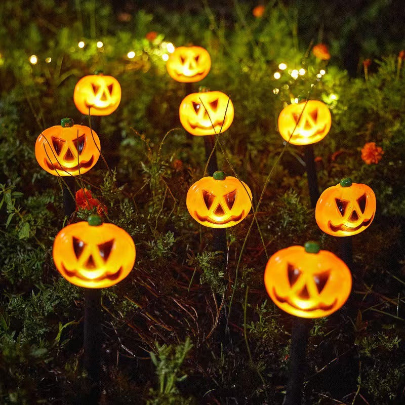 Solar Pumpkin Garden Lights