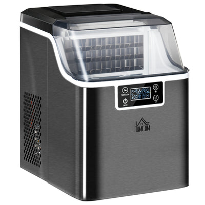 3.2L Compact Ice Machine with LCD Screen Black