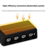 Solar-powered outdoor wall washer light