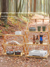 Portable Camping Folding Storage Rack