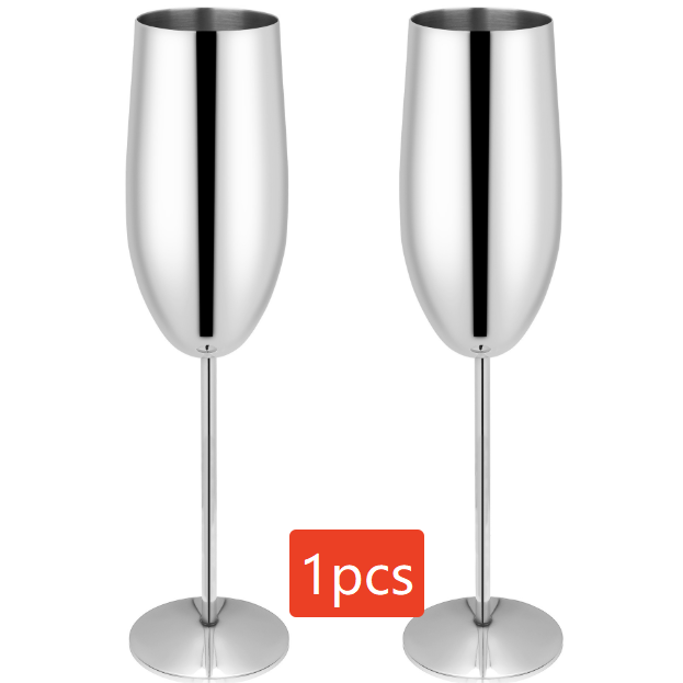 Thickened Stainless Steel Wine Glass Goblet