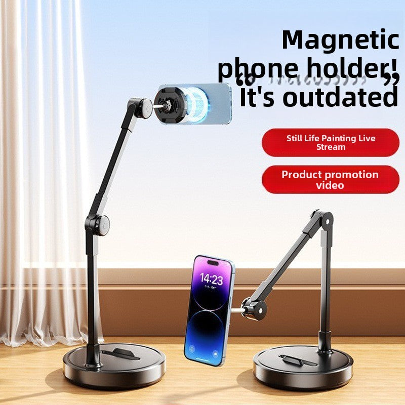 Adjustable Desktop Tablet Phone Stand with Holder for Live Streaming