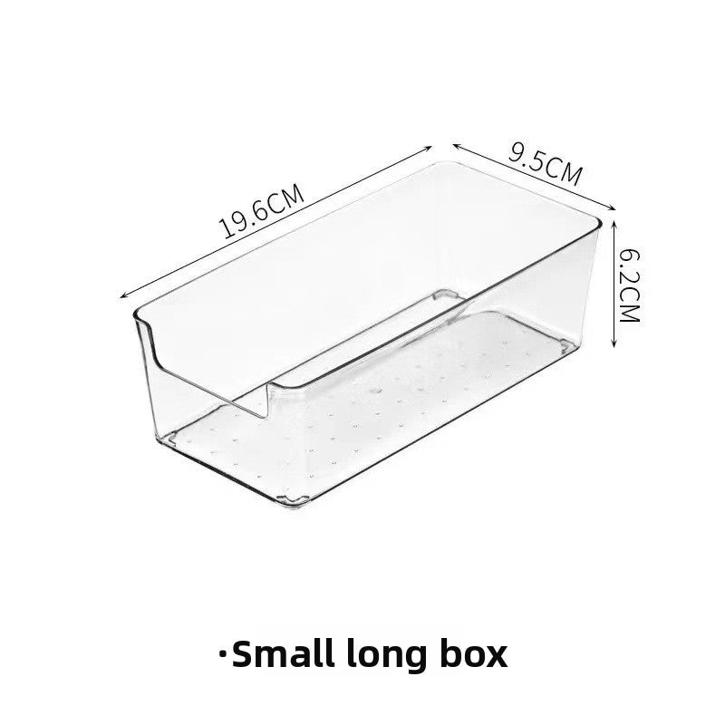 Small clear PET open-top desktop storage box, photo 5