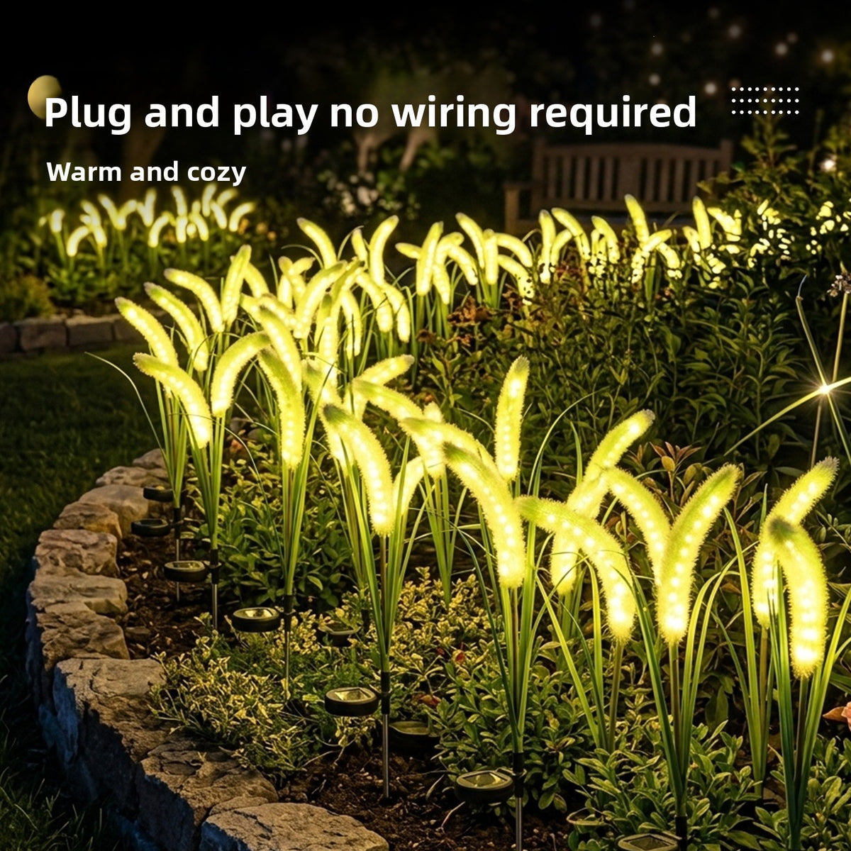 Solar Powered Outdoor Lawn Lights