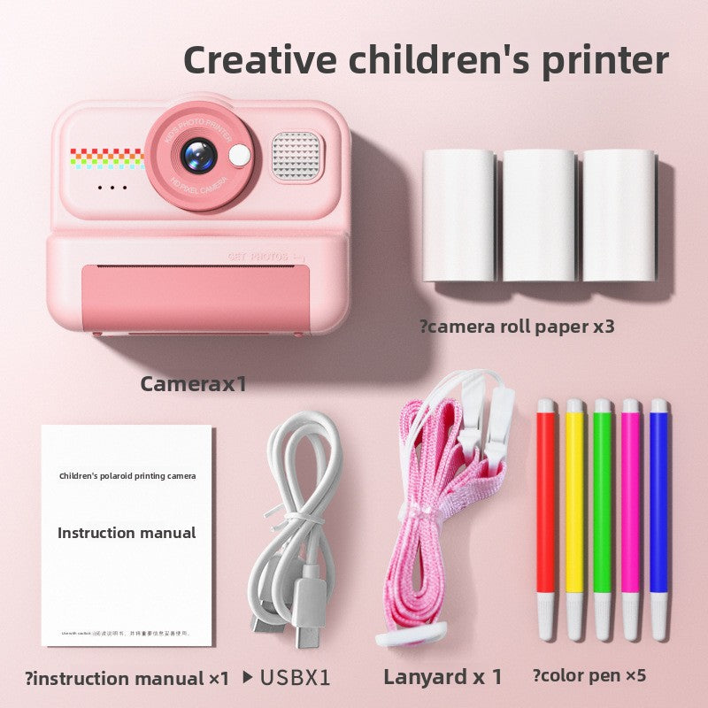 Color Print Children Camera