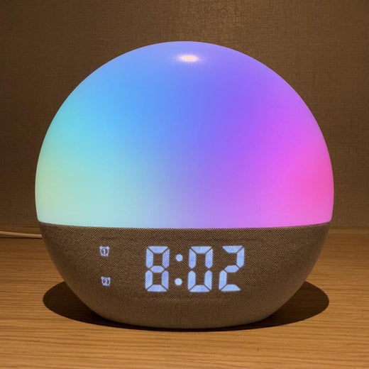 Multifunction Sunrise Alarm Clock with Bluetooth Speaker