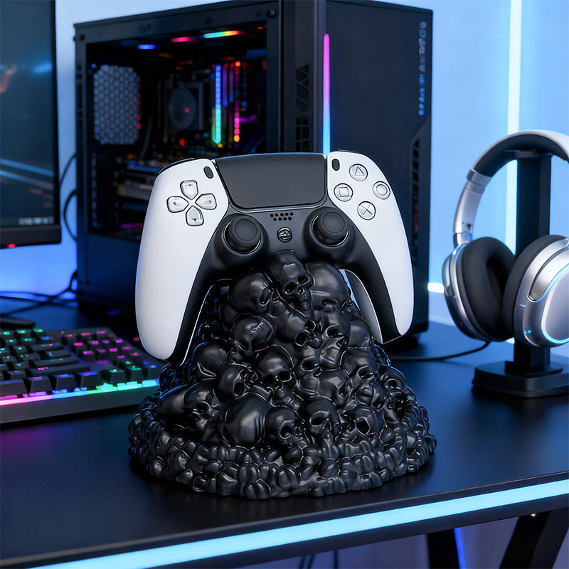 Skull Game Controller Desktop Stand Holder