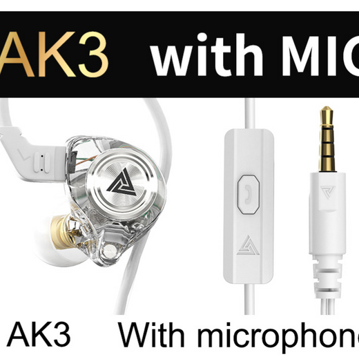 Wired In-Ear Headphones with Microphone