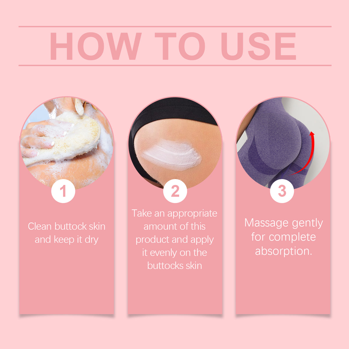 Oceaura Butt Care Moisturizing Massage Body Cream