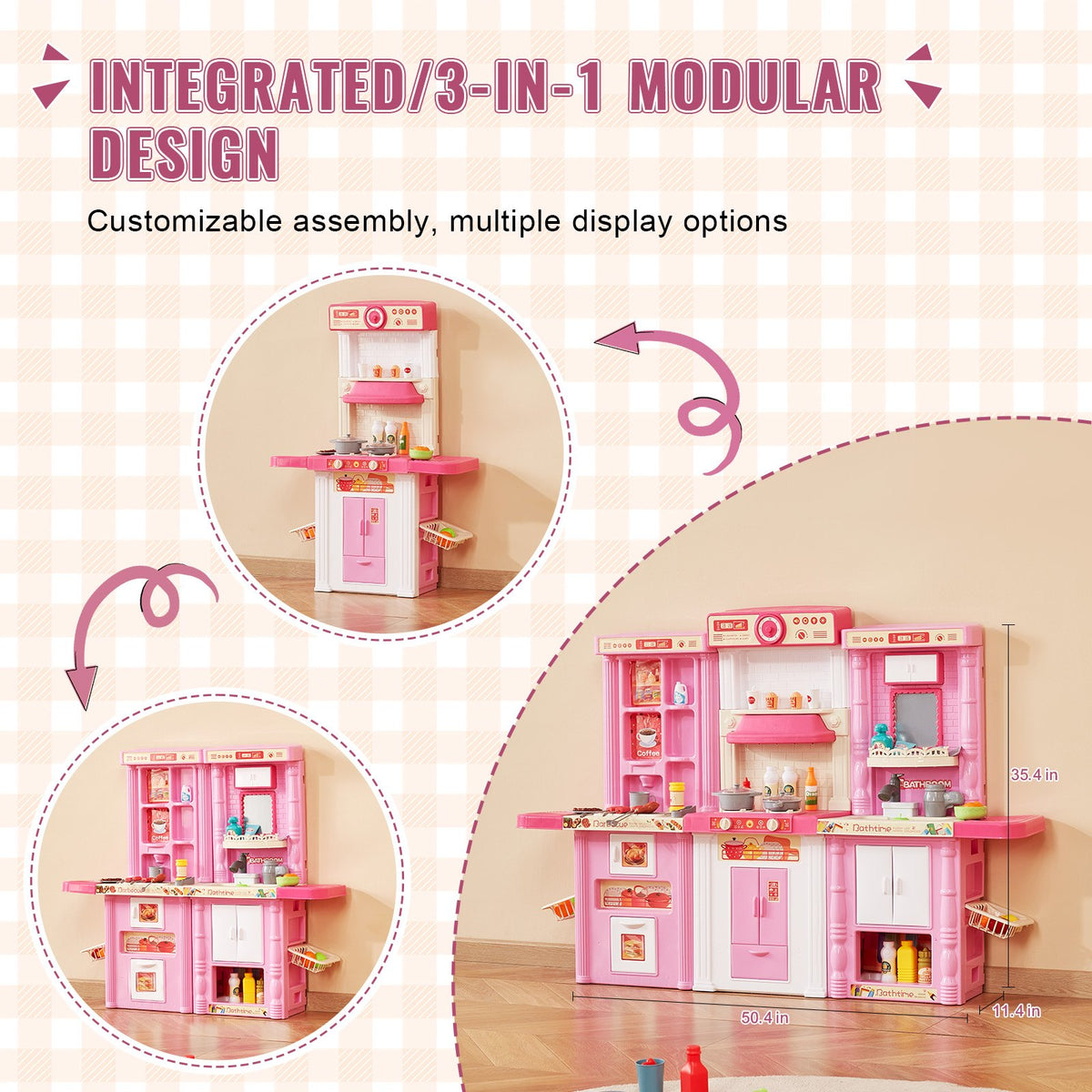 VEVOR Kids Kitchen Playset with Accessories