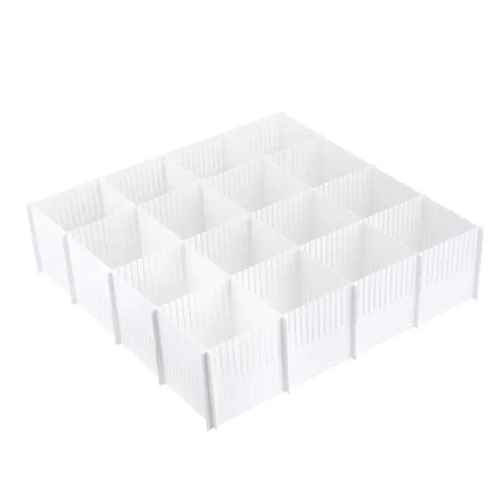 Drawer divider adjustable length mechanism